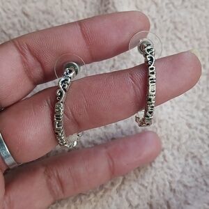 Western hoop earrings